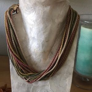 Multi colored necklace